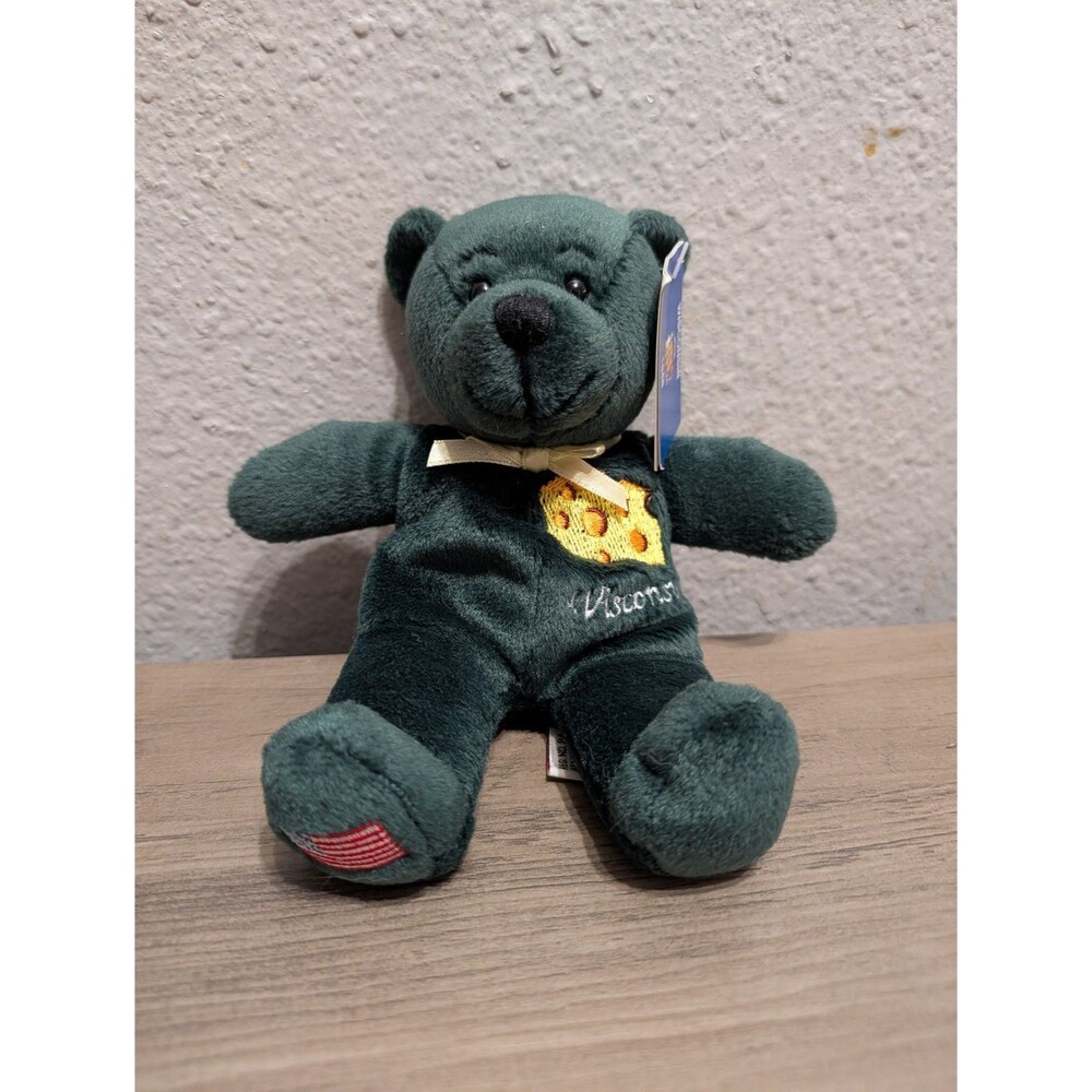 Symbolz Wisconsin Badger State Souvenir Beanbag Bear Plush 2001